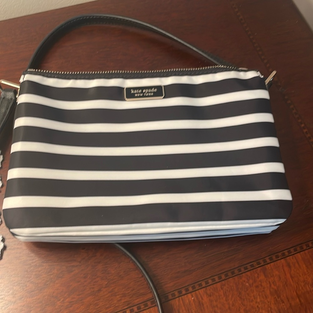 Kate Spade Cross Body Bag 8 x 6 Black and White